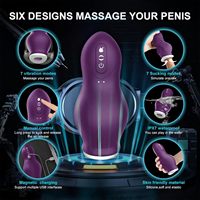 Eichel-Massager Drachen-Saug-Vibration Automatischer Männlicher Masturbator Sexmaschine Trainingsbecher Orale Sexspielzeuge für Männer Masturbation