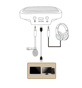 MY <span class=keywords><strong>Mic</strong></span> RCU03 Micro Thu Âm USB BT 360 Độ Hội Nghị Để Bàn Micro Không Dây Loa Không Dây Cho Cuộc Họp Thu Phóng Trực Tuyến - Product Image 3