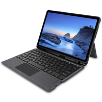 Casing Magnetik untuk Samsung Galaxy Tab S6 Lite 10.4 Inci dengan Trackpad Multifungsi dan Keyboard dengan Lampu Latar RGB 7 Warna