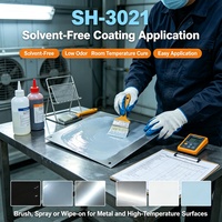 Resina de Silicona de Bajo Peso Molecular SH-3021 para Recubrimientos Protectores de Alta Temperatura en Automoción y Electrodomésticos