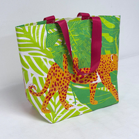 Sacs fourre-tout réutilisables en polypropylène, écologiques, imperméables, sacs de courses en tissu tissé PP recyclables, sacs en tissu tissé PP laminés