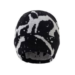 หมวกบีนนี่ถักโลโก้ผ้าแจ็คการ์ดสำหรับผู้ชายหมวกสกีกีฬาฤดูหนาวหมวกบีนนี่สำหรับผู้หญิงหมวกบีนนี่สำหรับเดินทาง - Product Image 1