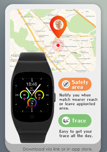 DF HX99 4G SOS Ancianos Hombres Alerta de temperatura corporal Cuidado DE LA SALUD Relojes inteligentes Stock personalizado - Product Image 3