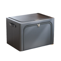 Sac de Rangement Pliable Grande Capacité pour Couettes, Boîte de Rangement Carrée en Tissu Épais, Idéal pour Armoires et Rangement Domestique.