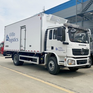 รถบรรทุกแช่แข็ง Shacman L3000 12 ตัน เครื่องยนต์ดีเซล 4x2 สภาพใหม่ สำหรับขนส่งเนื้อสัตว์และปลาแช่แข็ง - Product Image 3