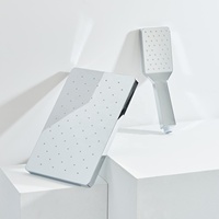 Colonne de douche moderne chromée de haute qualité Muxing T0026, système de douche multifonctionnel, installation facile, pour salle de bain haut de gamme