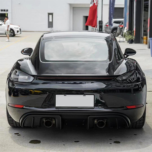 Nouvelles feux arrière de pare-chocs et de hayon noirs 5000K 12V pour Cayman Boxster, pour modification et mise à niveau de voiture 718, avec clignotants et feux de freinage - Product Image 5