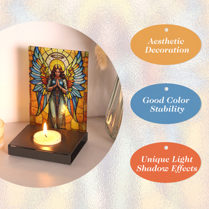 Custom Pattern Memorial Tealight <b>Candlesticks</b> Votive Candle Holder Candle Holder for Thanksgiving Christmas - Product Image 6