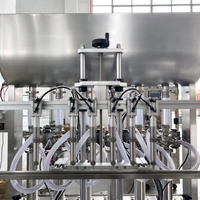Machine de remplissage et de bouchage automatique de liquides, remplisseuse-boucheuse linéaire pour eau, jus, boissons, cosmétiques, SUS 304 personnalisable