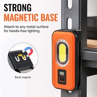 Lámpara de Trabajo Recargable con Rotación de 360° °   Lámpara de Inspección Magnética LED COB con Tubo Flexible Ajustable para Mantenimiento y Reparación en Talleres