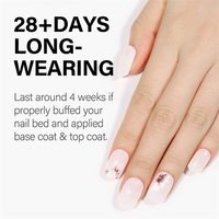 AILLSA Gel UV Couleurs Blanc Laiteux et Rose Nude Longue Durée avec Durcissement LED en 60s pour Salon Professionnel et Nail Art