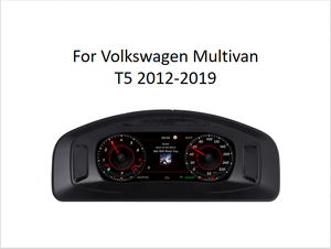 Panel de Instrumentos Digital LCD de 10.25 Pulgadas con Velocímetro para Volkswagen Multivan T5 2012-2019, Opciones de Interfaz de Usuario, Entrada HD CarPlay -XTRONS - Product Image 1