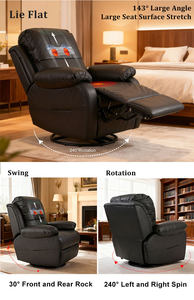 Canapés de massage <span class=keywords><strong>électrique</strong></span>s personnalisés confortables avec vibration et chauffage pour les points d'acupuncture pour une relaxation ultime Fabricants professionnels - Product Image 4