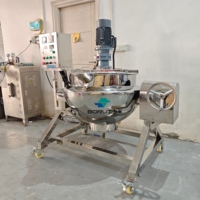 Marmite de cuisson sphérique électrique avec agitateur à fouet pour machine de traitement et de mélange des aliments