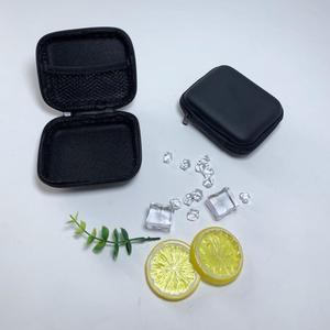 Petit sac carré EVA, étui de rangement pour écouteurs Bluetooth et câbles de données, portable, universel, avec fermeture éclair, anti-poussière, résistant à la pression - Product Image 1