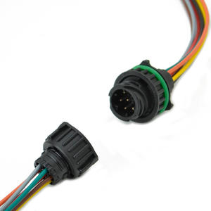Conector de Enchufe para Remolque de 7 Pines con Arnés de Cables, Conector de Cableado de 7 Vías de Alta Resistencia para Remolcar Vehículos - Product Image 3