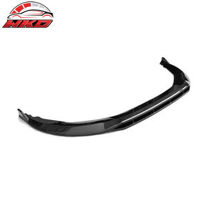 Lèvre de pare-chocs avant compatible avec Honda Accord 2023-2025 IKON V1 Style, imprimé fibre de carbone, PP 4 pièces, pièces auto de haute qualité, kit carrosserie - Product Image 4