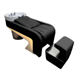 Sillón de Lavado de Cabello para Salón de Belleza 2026 con Luces de Colores, Función de Masaje y Salida de Agua - Product Image 6