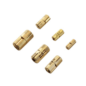 Bisagras ocultas de cobre para cajas de regalo, herrajes para muebles, diseño minimalista empotrado Hi 4948 - Product Image 1