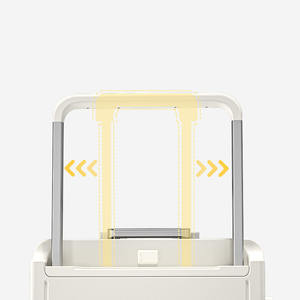 <span class=keywords><strong>Valise</strong></span> à roulettes de voyage de grande capacité avec 4 roues Bagages à poche ouverte avant légers et durables Prix d'usine directement bon marché - Product Image 6