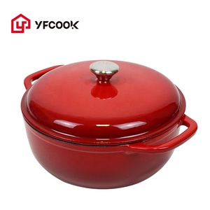 6QT — poignées latérales pour la cuisson, produit <span class=keywords><strong>en</strong></span> céramique antiadhésif, four <span class=keywords><strong>en</strong></span> <span class=keywords><strong>fonte</strong></span> robuste/revêtement émaillé, idéal pour le four néerlandais - Product Image 1