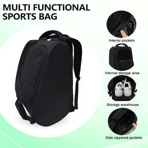 Sac de raquette de tennis personnalisé de grande capacité, sac à main en toile, étui spécial pour le rangement, sac à bandoulière pour le pickleball - Product Image 3