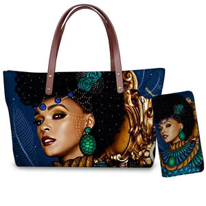 Bolsos de estilo étnico africano para chicas, conjuntos de zapatos y bolsos de lujo, de diseñador, al por mayor - Product Image 2