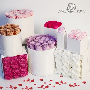 Ingrosso san valentino regalo per la festa della mamma lunga durata di veri e propri fiori immortali stabilizzati per sempre eterna conservata rosa in scatola - Product Image 6