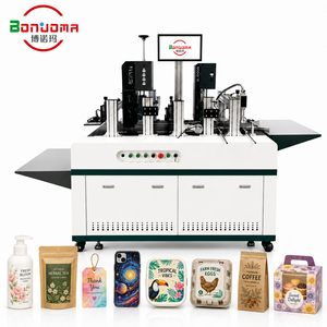 Impresora automática de inyección de tinta UV <span class=keywords><strong>para</strong></span> cartón blanco, papel recubierto de película, cajas de almuerzo, etiquetas colgantes y línea de impresión de empaques personalizados - Product Image 1