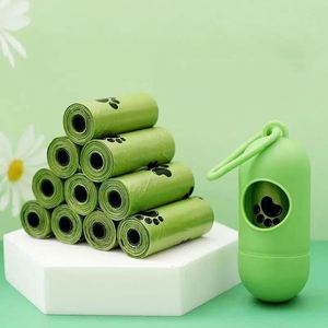 Fully <b>Compostable</b> Disposable Poo <b>Bag</b> Customized Pet Biodegradable Corn Starch Dog Poop <b>Bag</b> Dog Waste Poop <b>Bags</b> - Product Image 5