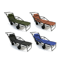 Carrito de Compras y Herramientas Plegable de Gran Capacidad (400L) con Carrocería Extendida para Acampar, Venta al Por Mayor de Fábrica, OEM