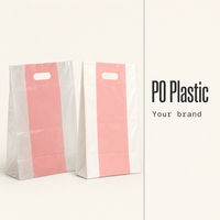 Sacs en plastique personnalisés pour vêtements, boutiques de prêt-à-porter, emballage cadeau et image de marque en vente au détail