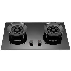 Table de cuisson pliable double brûleur en acier inoxydable à flamme puissante GPL encastrable pour usage domestique, électrique, solaire, camping-car et extérieur - Product Image 1