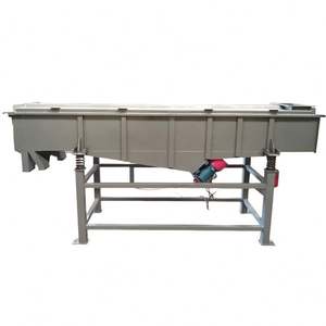 Criba vibratoria lineal cuadrada personalizable para pellets de madera, polvo de aleación, plástico y frutos secos - Product Image 5