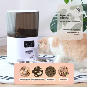 Yeni Stil WiFi Evcil Hayvan Akıllı Otomatik Besleyici Zamanlamalı Porsiyon Kontrollü Mama Dağıtıcısı Uzaktan Sesli Görüntülü Besleme Cihazı Köpekler için - Product Image 4