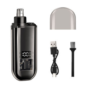 Tondeuse électrique pour le nez, les oreilles et les sourcils pour hommes, outil de nettoyage électrique pour le rasage, faible bruit, mini rasoir portable pour les poils du nez - Product Image 1