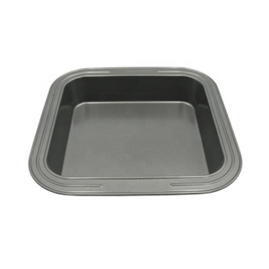 Plaque de cuisson carrée de 23 cm, épaisse, avec revêtement antiadhésif de qualité supérieure pour la pâtisserie maison. Performances de libération de la matière alimentaire exceptionnelles - Product Image 1