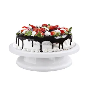 11 Zoll rotierender Kuchen-Plattenspieler, dreht sich reibungslos drehender Kuchenst änder Kuchen-Dekorations set Displayst änder Backwerk zeuge Zubehör