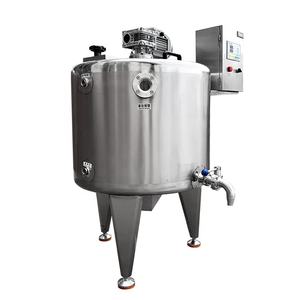 100L 200L 300L 500L 1000L Réservoir de pasteurisation de crème glacée Réservoir de pasteurisation de lait Jus de fruits Oeuf Machine de réservoir de pasteurisateur - Product Image 1