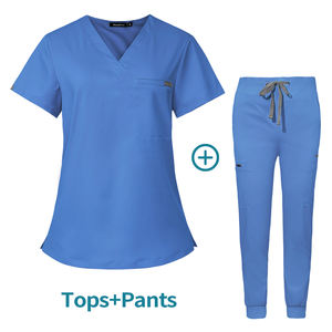 Spandex Jogger Medical Wearing Scrubs Juegos de uniformes de hospital Cómodos uniformes de hospital Enfermería Scrub - Product Image 2