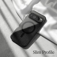 Coque magnétique pour Google Pixel 11, coque de protection transparente rose scintillante pour Google Pixel 9 Pro, 9A, 10 Pro