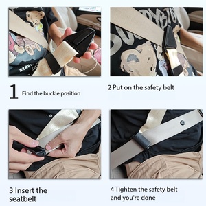 <span class=keywords><strong>Ceinture</strong></span> <span class=keywords><strong>de</strong></span> sécurité réglable pour enfant, <span class=keywords><strong>ceinture</strong></span> <span class=keywords><strong>de</strong></span> sécurité portable pour siège auto pour enfants - Product Image 3