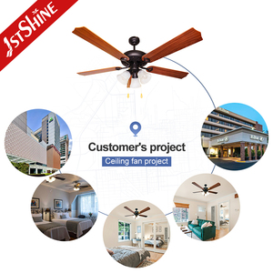 1stshine Decorative Lighting Ceiling Fan 5 Blades Restaurant 220v <strong>Pull</strong> Chain Ceiling Fan <strong>Light</strong> - Product Image 5