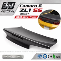 Couvercle de coffre en fibre de carbone style OEM pour Chevrolet Camaro 6 ZL1 SS 2016+