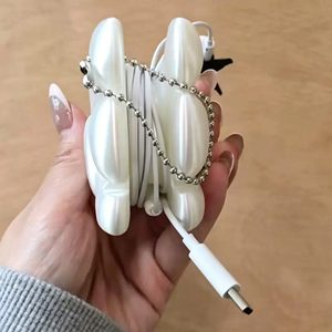 3D Silver Star Cable Storage Box With Hook For Earphone <b>Wire</b> Management - Product Image 4