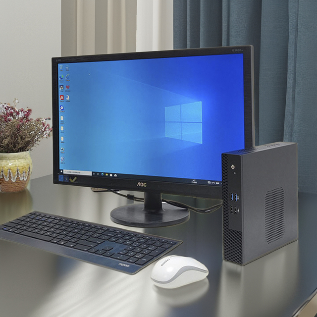 Sharerdp Factory Low Price Celeron J4125 Linux Mini Core Quad Comput PC Server J4105 J4125 With 4GB 8GB RAM