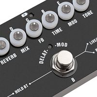 Pédale de guitare multi-effets Cube Baby avec Delay Chorus Phaser Reverb - Accessoire d'instrument de musique