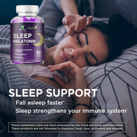 Gummies véganes à la mélatonine pour un sommeil profond - Complément alimentaire pour la relaxation, aide naturelle au sommeil pour adultes, fournisseur en gros