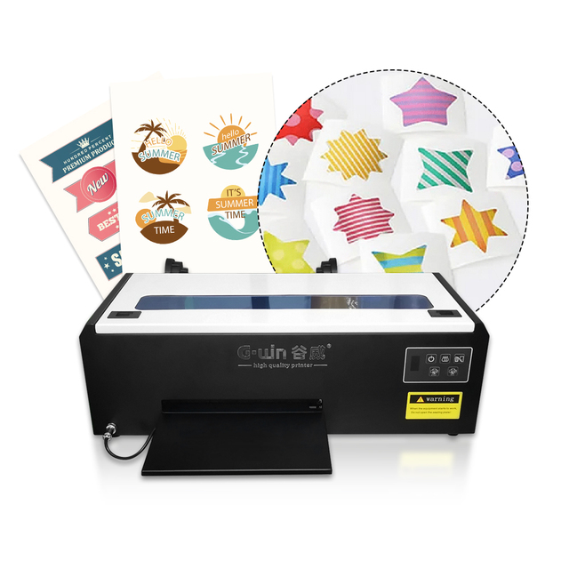 Print Machine Vinyl Water Based Ink Printing Machines A4 Size Digital Label Sticker Print Machine