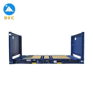 ตู้คอนเทนเนอร์แบบ <span class=keywords><strong>Flat</strong></span> <span class=keywords><strong>Rack</strong></span> ขนาด 20 ฟุต 20' สำหรับขนส่ง ได้รับการรับรองมาตรฐาน ISO พร้อมเสาเข้ามุมแบบติดตั้งถาวร มีจำหน่าย - Product Image 4